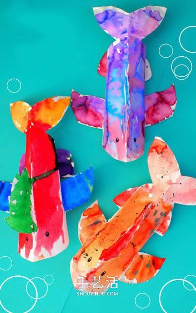 幼兒園用紙盤(pán)手工制作小魚(yú)的方法教程 -  rpnrmr.com