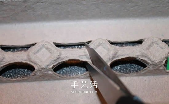 兒童用雞蛋托手工制作立體草莓的方法 -  rpnrmr.com