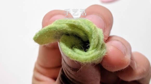 超多毛氈布花的制作方法 DIY美麗的花環(huán)頭飾 -  rpnrmr.com