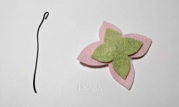 超多毛氈布花的制作方法 DIY美麗的花環(huán)頭飾 -  rpnrmr.com