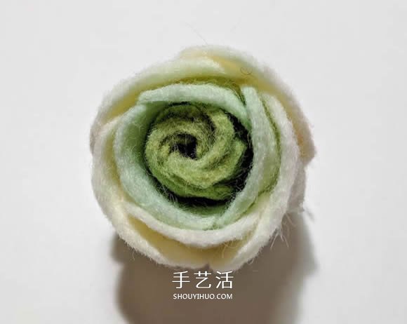 超多毛氈布花的制作方法 DIY美麗的花環(huán)頭飾 -  rpnrmr.com