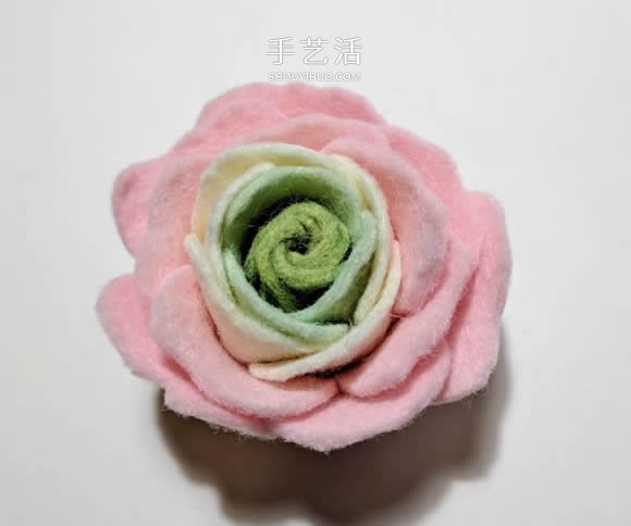超多毛氈布花的制作方法 DIY美麗的花環(huán)頭飾 -  rpnrmr.com
