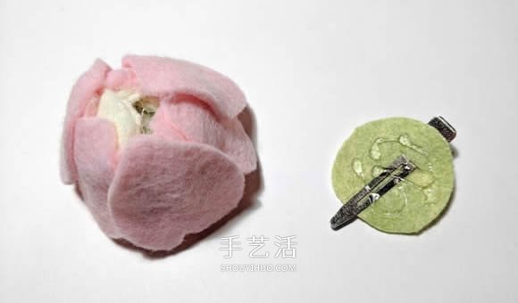 超多毛氈布花的制作方法 DIY美麗的花環(huán)頭飾 -  rpnrmr.com