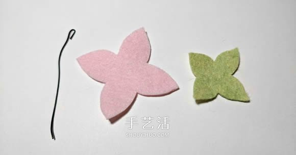 超多毛氈布花的制作方法 DIY美麗的花環(huán)頭飾 -  rpnrmr.com