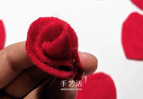 超多毛氈布花的制作方法 DIY美麗的花環(huán)頭飾 -  rpnrmr.com