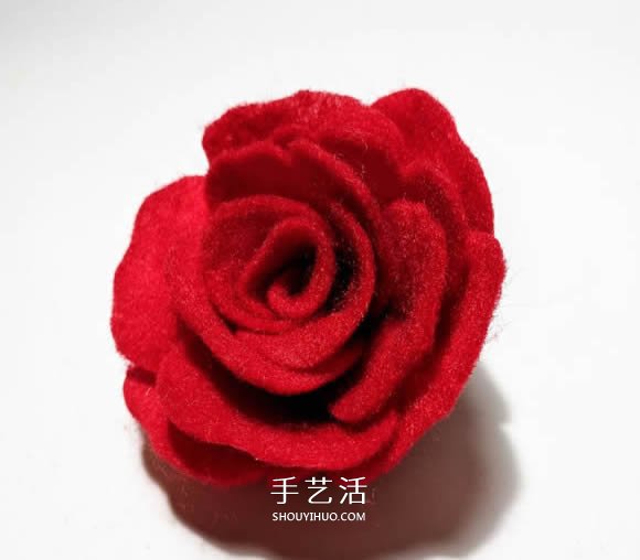超多毛氈布花的制作方法 DIY美麗的花環(huán)頭飾 -  rpnrmr.com