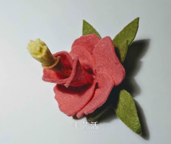 超多毛氈布花的制作方法 DIY美麗的花環(huán)頭飾 -  rpnrmr.com