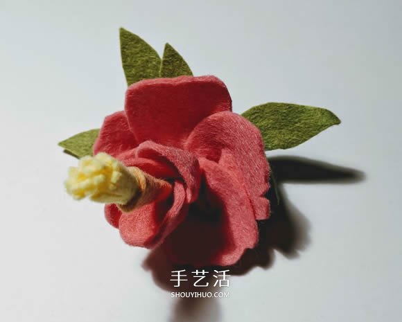 超多毛氈布花的制作方法 DIY美麗的花環(huán)頭飾 -  rpnrmr.com