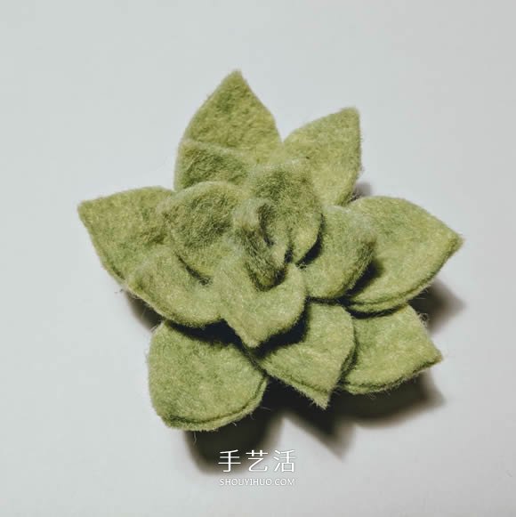超多毛氈布花的制作方法 DIY美麗的花環(huán)頭飾 -  rpnrmr.com