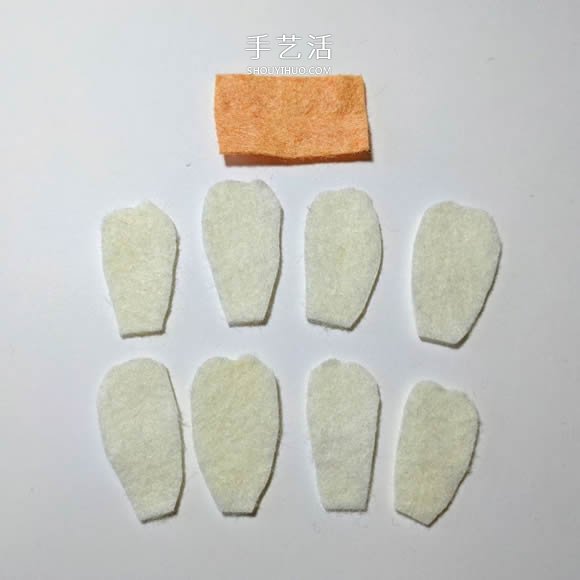 超多毛氈布花的制作方法 DIY美麗的花環(huán)頭飾 -  rpnrmr.com