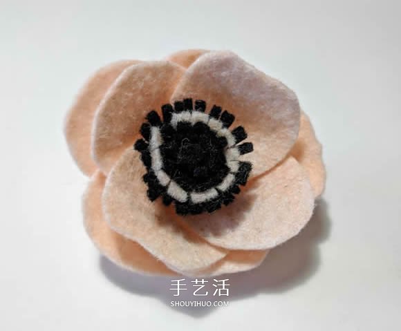 超多毛氈布花的制作方法 DIY美麗的花環(huán)頭飾 -  rpnrmr.com