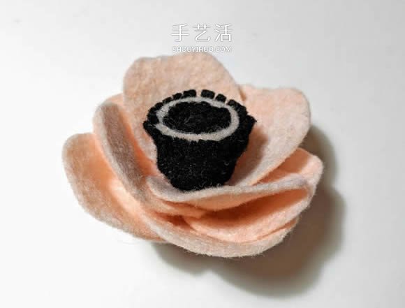 超多毛氈布花的制作方法 DIY美麗的花環(huán)頭飾 -  rpnrmr.com