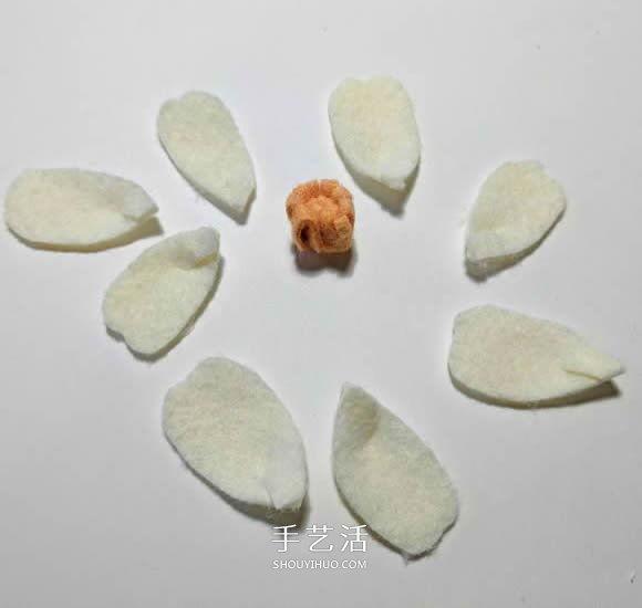 超多毛氈布花的制作方法 DIY美麗的花環(huán)頭飾 -  rpnrmr.com