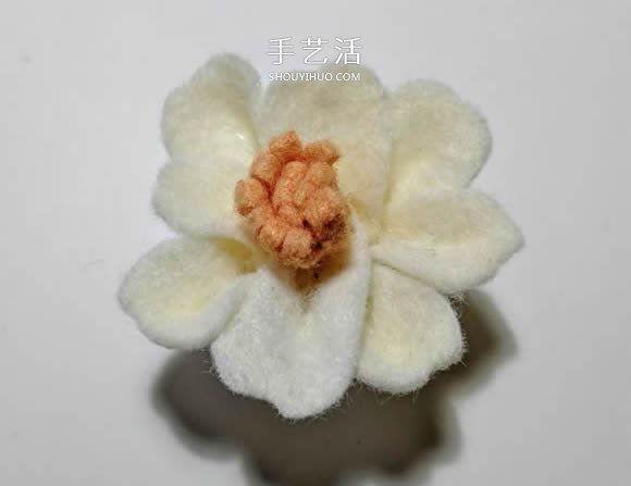 超多毛氈布花的制作方法 DIY美麗的花環(huán)頭飾 -  rpnrmr.com
