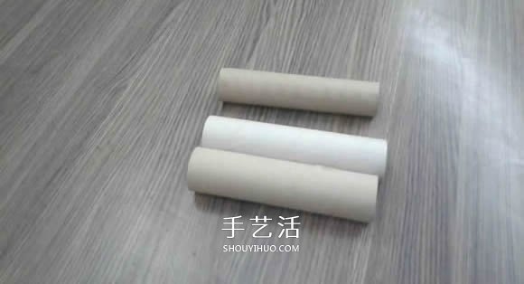 卷紙筒保鮮膜筒廢物利用 手工制作多孔筆筒 -  rpnrmr.com