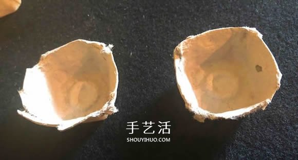 雞蛋盒廢物利用 手工制作玫瑰花胸花圖解 -  rpnrmr.com
