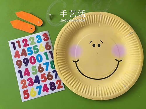 幼兒自制玩具紙盤掛鐘的方法 好玩還能認(rèn)時(shí)間 -  rpnrmr.com