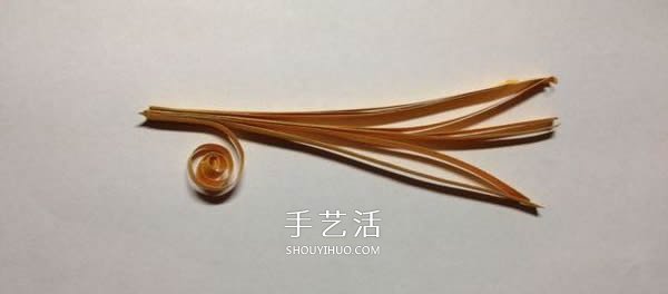 簡單衍紙花教程：手工衍紙制作五瓣花圖解 -  rpnrmr.com