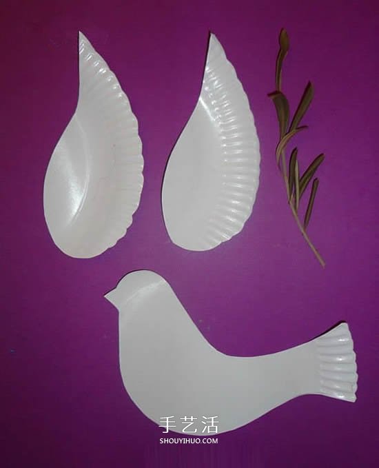 紙盤廢物利用 手工制作國慶節(jié)和平鴿的方法 -  rpnrmr.com