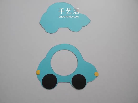 用卡紙手工制作汽車相框的教程 簡單又可愛！ -  rpnrmr.com