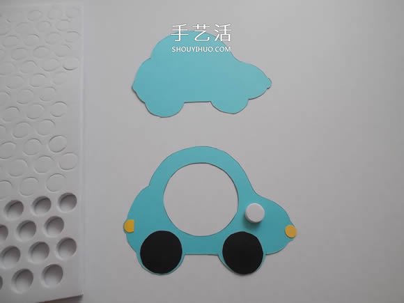 用卡紙手工制作汽車相框的教程 簡單又可愛！ -  rpnrmr.com