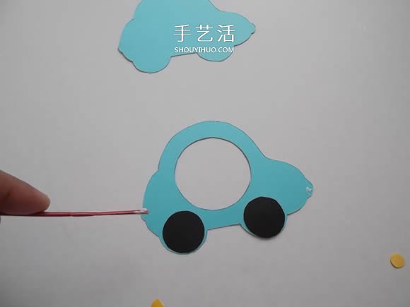 用卡紙手工制作汽車相框的教程 簡單又可愛！ -  rpnrmr.com