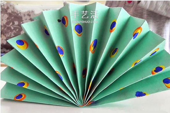 幼兒園手工制作孔雀開屏的方法圖解教程 -  rpnrmr.com