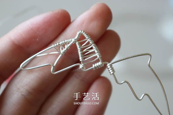 金屬絲DIY制作龍之翼項(xiàng)鏈墜的方法圖解教程 -  rpnrmr.com