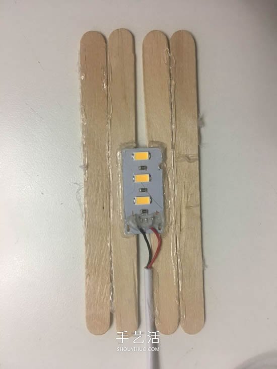 200根雪糕棍手工制作漂亮拱橋燈罩的方法教程 -  rpnrmr.com