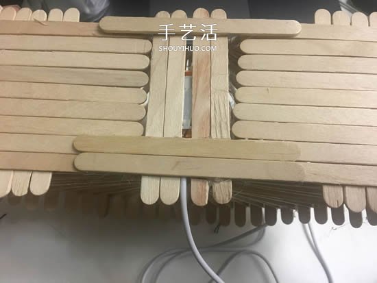 200根雪糕棍手工制作漂亮拱橋燈罩的方法教程 -  rpnrmr.com