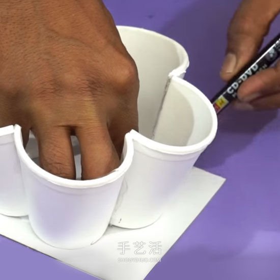 一次性紙杯手工制作漂亮家居飾品的方法 -  rpnrmr.com