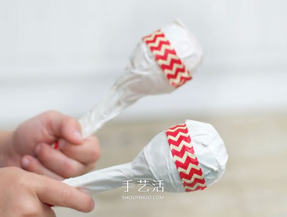 兒童廢物利用DIY沙槌樂器玩具的制作方法 -  rpnrmr.com