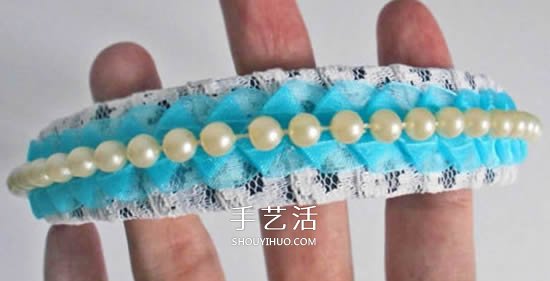 時(shí)尚而獨(dú)特！帶花邊和珠子的頭帶的制作方法 -  rpnrmr.com