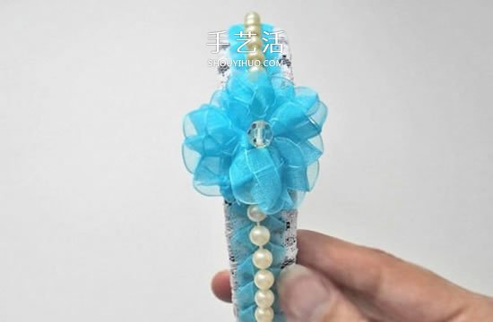 時(shí)尚而獨(dú)特！帶花邊和珠子的頭帶的制作方法 -  rpnrmr.com