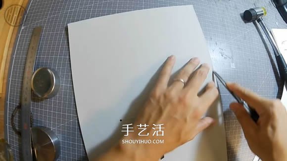 自制簡約時尚皮革紙巾盒的手工制作教程 -  rpnrmr.com