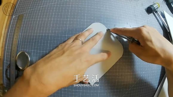 自制簡約時尚皮革紙巾盒的手工制作教程 -  rpnrmr.com