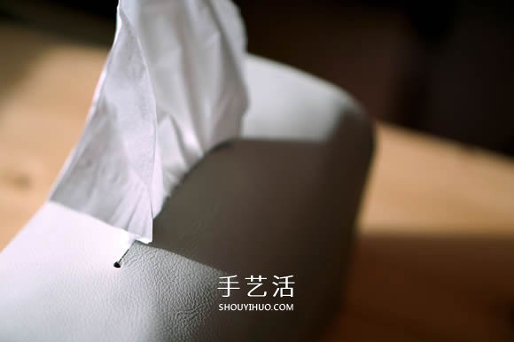 自制簡約時尚皮革紙巾盒的手工制作教程 -  rpnrmr.com