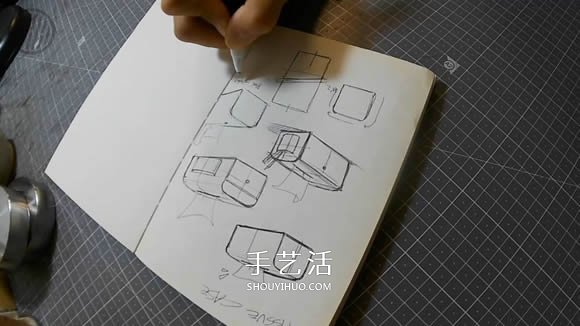 自制簡約時尚皮革紙巾盒的手工制作教程 -  rpnrmr.com