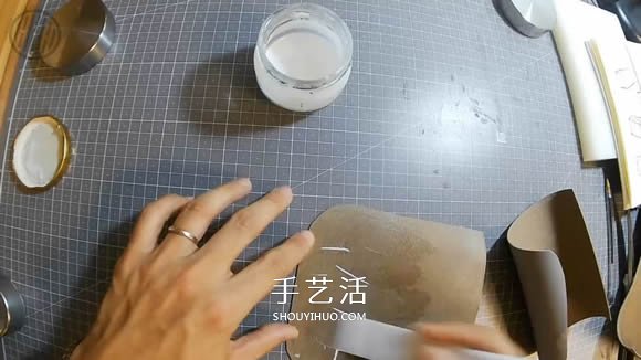 自制簡約時尚皮革紙巾盒的手工制作教程 -  rpnrmr.com