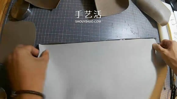 自制簡約時尚皮革紙巾盒的手工制作教程 -  rpnrmr.com