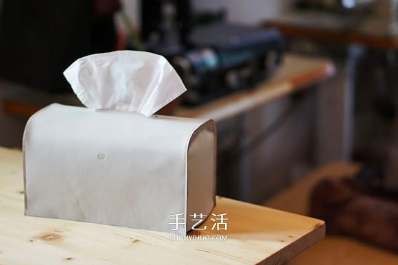 自制簡約時尚皮革紙巾盒的手工制作教程 -  rpnrmr.com