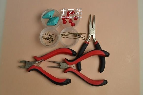 復古風格綠松石貝殼耳環(huán)的DIY制作圖解教程 -  rpnrmr.com