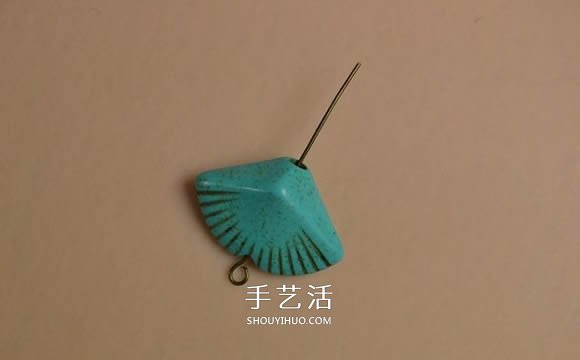 復古風格綠松石貝殼耳環(huán)的DIY制作圖解教程 -  rpnrmr.com
