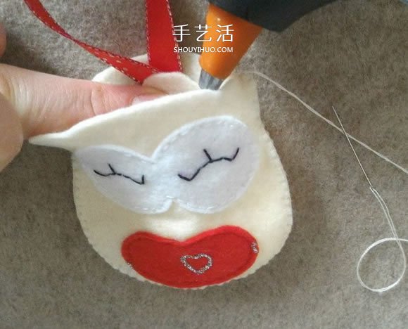 送男友的情人節(jié)禮物！自制布藝貓頭鷹鑰匙圈掛件 -  rpnrmr.com