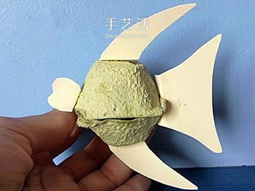 幼兒園雞蛋托金魚的簡單手工制作教程 -  rpnrmr.com