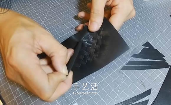 自制皮革編織卡包的制作方法 時尚男款！ -  rpnrmr.com