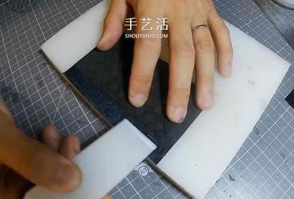 自制皮革編織卡包的制作方法 時尚男款！ -  rpnrmr.com