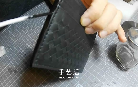 自制皮革編織卡包的制作方法 時尚男款！ -  rpnrmr.com