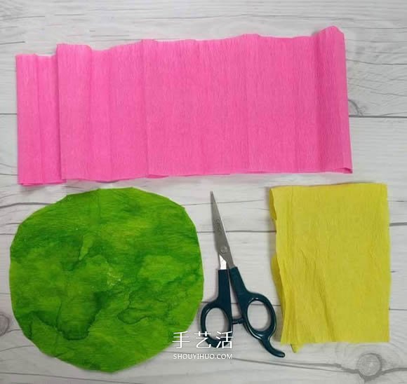 兒童手工制作皺紋紙蓮花簡(jiǎn)單又漂亮 -  rpnrmr.com