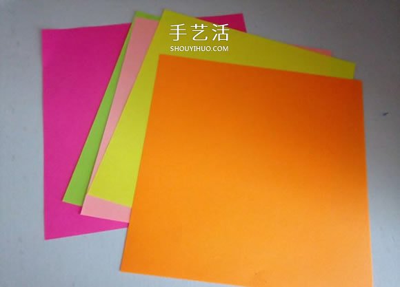 簡單又漂亮五瓣紙花的折法步驟圖解 -  rpnrmr.com